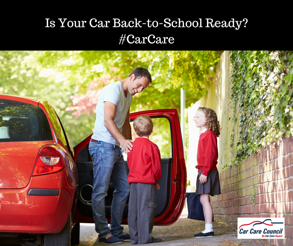 New Car Care Council Video Helps Get Your Vehicle Back-to-School Ready
